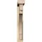 Ekena Millwork Merced Block Rough Sawn Bracket w/ Offset Brace, Douglas Fir, 4"W x 22"D x 26"H BKT0402X22X26MRC05RDF - alternate 2